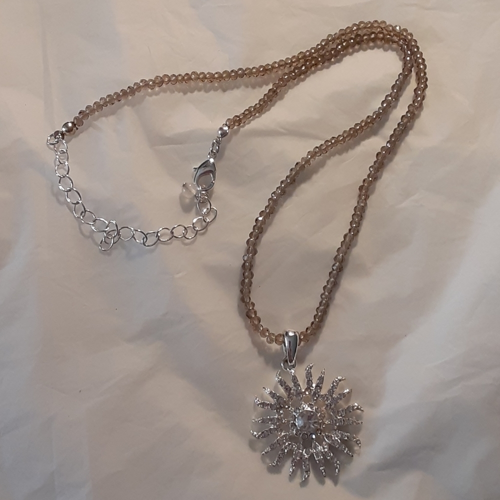 Rhinestone Necklace New